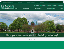 Tablet Screenshot of lemoyne.edu